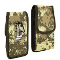 thumbnail image 1 of LUXMO Large Nylon Pouch, with Dual Card Slots,for iPhone 16,Cell Phone Belt Holder for Men, Secure, Stylish Vertical Universal Waist Bag with Easy-Access Belt Clip, Digital Camo, 1 of 8