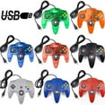 thumbnail image 1 of LUXMO N64 Classic USB Controller, Retro N64 Bit USB Wired PC Controller Joystick for Windows PC & Mac Retro Pie(Gray), 1 of 4
