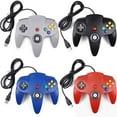 thumbnail image 1 of LUXMO N64 Classic USB Controller, Retro N64 USB Wired PC Controller Joystick for Windows PC & Mac Retro Pie(Black), 1 of 4