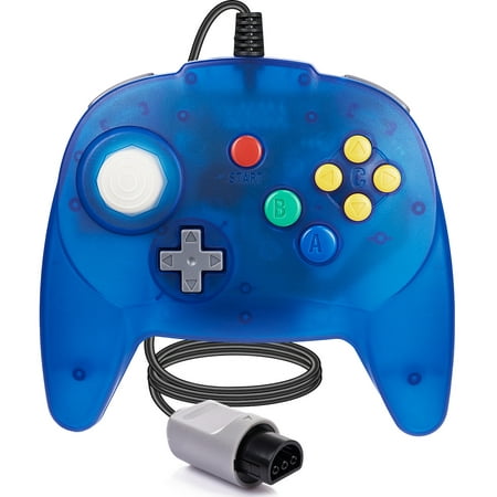 LUXMO N64 Controller, Classic Retro Wired Mini N64 Controller Gamepad Joystick for N64 Home Video Game Console System
