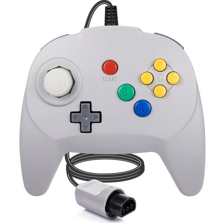 LUXMO Classic N64 Controller Retro Wired Mini N64 Controller Gamepad Joystick for N64 Home Video Game Console System