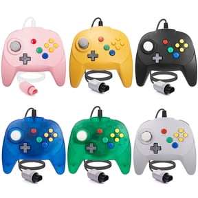 LUXMO N64 Controller, Classic Retro Wired Mini N64 Controller Gamepad Joystick for Nintendo 64 Home Video Game Console System
