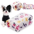 thumbnail image 1 of LUXMO Pet Blanket Warm Cats Dogs Sleep Mat Pad Bed Cover Sofa Blankets for Kitten Puppy and Other Small Animals - Christmas Dog, 1 of 3