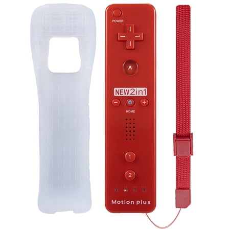 LUXMO Remote Controller Built in Motion Plus for Wii/Wii U Console Video Games Console