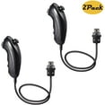 thumbnail image 1 of LUXMO Wii Nunchuck Controller, 2 Pack Nunchuck Controllers Joystick Gamepad for Wii/Wii U Console, 1 of 6
