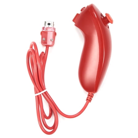 LUXMO Wii Nunchuck Controller, Nunchuck Controllers Joystick Gamepad for Wii/Wii U Console