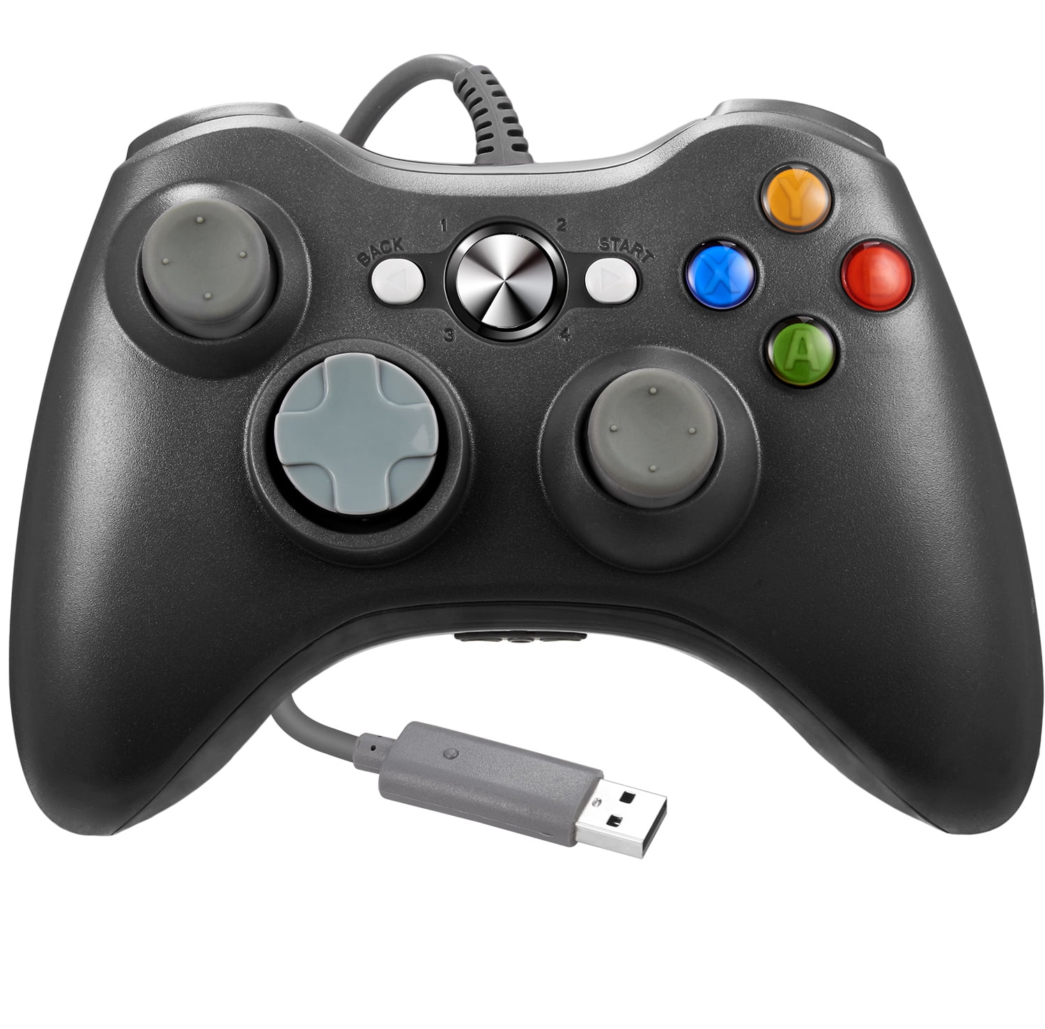 Wired USB Game Controller OEM Gamepad for Microsoft Xbox 360 PC Windows  11/10/8