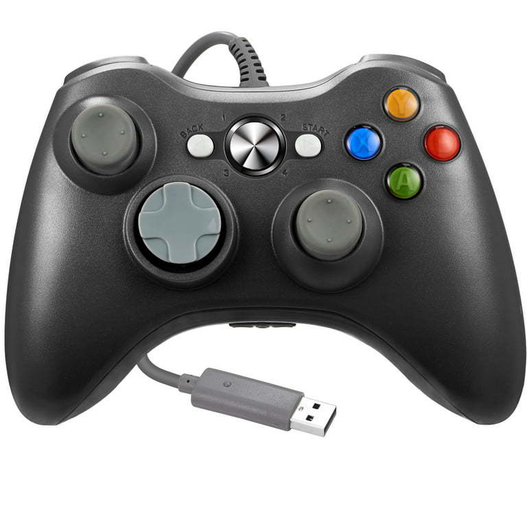 LUXMO Wired Xbox 360 Controller for Xbox 360 and Windows PC