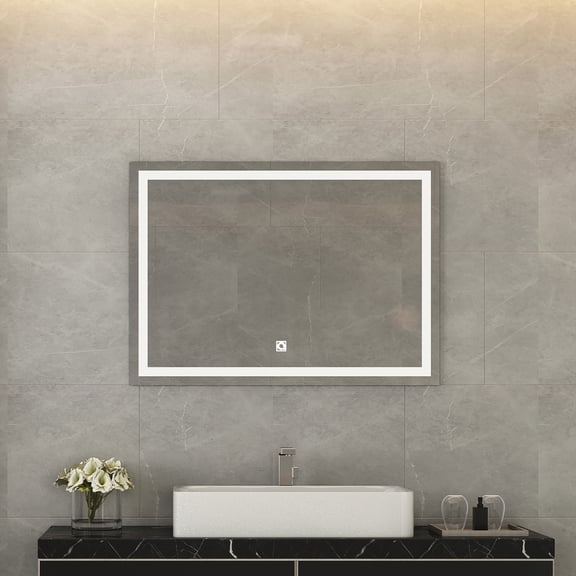 LUXMOD Bathroom Vanity LED Lighted Mirror