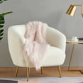 thumbnail image 1 of LUXMOD Modern Armchair Super Soft Wool Single Sofa Living Room Accent Chair-White, 1 of 9