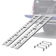 thumbnail image 1 of LUXOAK 94" x 15" Aluminum Trailer Ramps, 10000 LBS Total Capacity Loading Ramps with U-Shaped Buckle and Hook Ends, 1 Pair for ATV, UTV, Tractors, Motorcycles, Trucks, 1 of 9