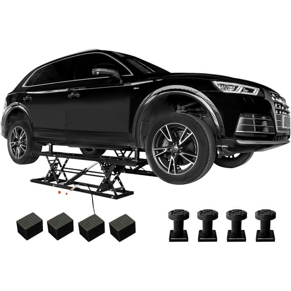 LUXOAK Portable Car Lift, Capable of Lifting 7000 LBS Quick Jack with a Maximum Height of 28", Car Lifts for Home Garage and Workshop