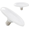 thumbnail image 1 of LUXON 15W UFO Radar Motion Sensor Ceiling Light Bulbs,5.9 Inch Dusk to Dawn LED Bulb (100W Equ.),Indoor Outdoor Auto On/Off E26 Base Soft White for Front Door,Porch,Garage,Security,Pack of 2., 1 of 1