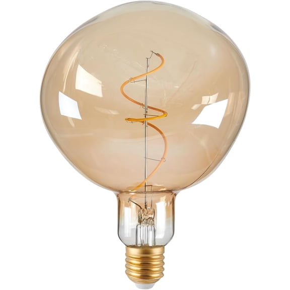Luxon LED 6W 60W Equivalent Warm White 2700K T150 Oversize Huge Edison Light Bulbs, Dimmable