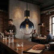 Luxon LED 6W 60W Equivalent Warm White 2700K T150 Oversize Edison Light Bulbs, Dimmable