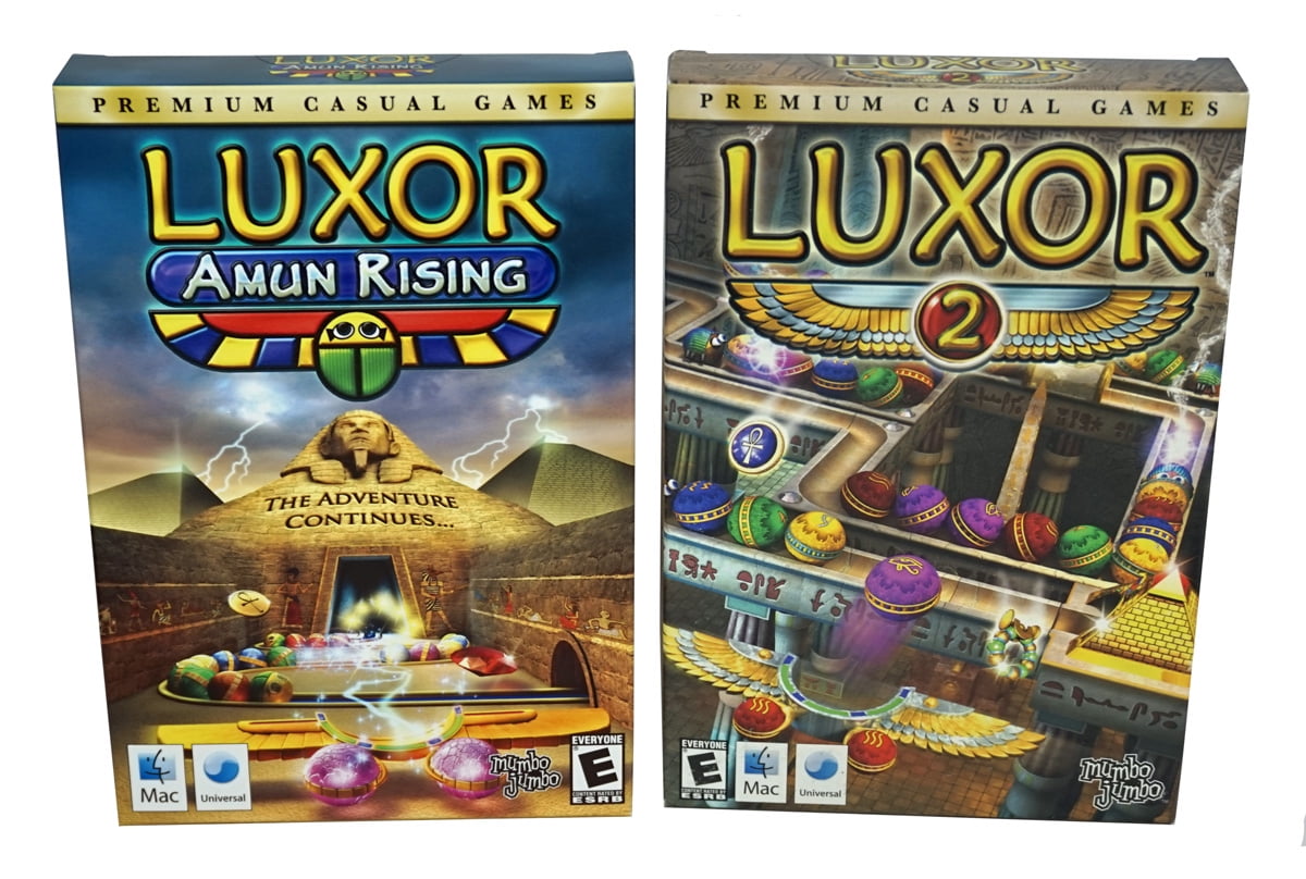 LUXOR 2 & Luxor AMUN Rising (2 MAC Games) Embark on a Beautiful Voyage