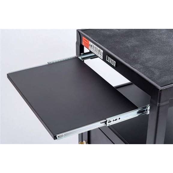 LUXOR AVJ-KB Pullout Keyboard Tray Add-On for AVJ Metal Carts