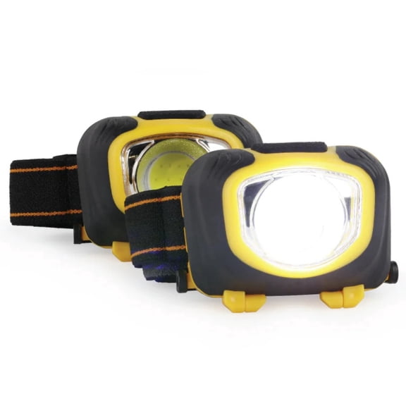 LUXPRO LED LP342 Headlamp 2 Pack, 250 Lumens Lightweight Head Lamp with Adjustable Headband, Batteries Included  Camping, Running, Work, Outdoor & Emergency