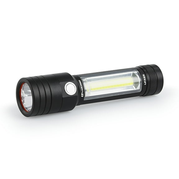 LUXPRO Multi-Function Utility 537 Lumen LED Flashlight and Work Light - Handheld Battery Powered Work Light for Up to 13 Hours Use - Portable Light for Camping, Garage, and More - Batteries Included