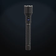 LUXPRO XP713 Pro Series Rechargeable LED Flashlight, 11640 Lumens, OLED Screen