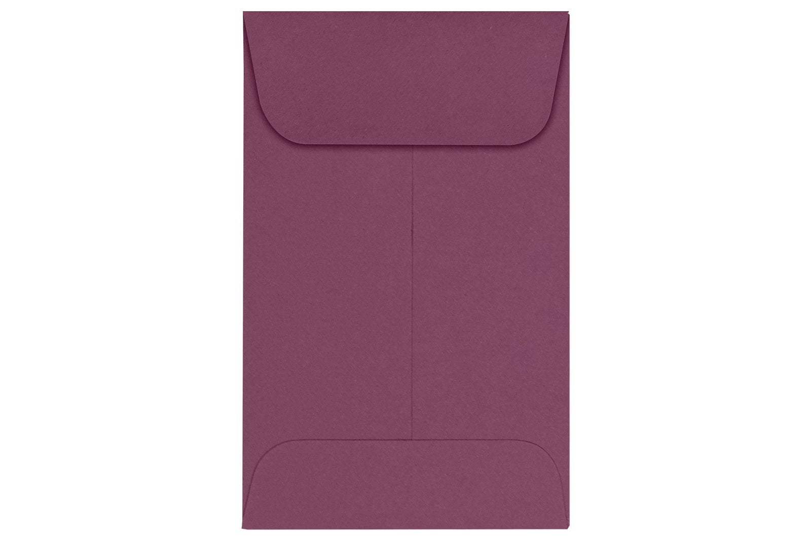 LUXPaper #1 Coin Envelopes W/ Moistenable Glue, Vintage Plum Purple, 2 1/4in x 3 1/2in, 80lb, 50/Pack