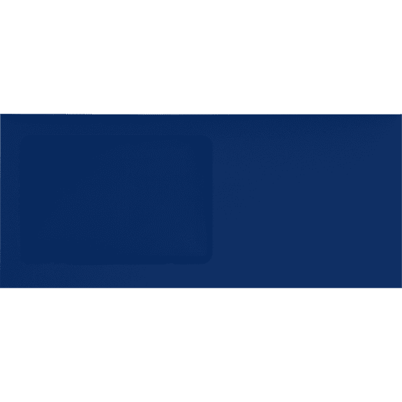 LUXPaper #10 All Purpose Window Envelopes, 4 1/8 x 9 1/2, Navy, 250/Pack