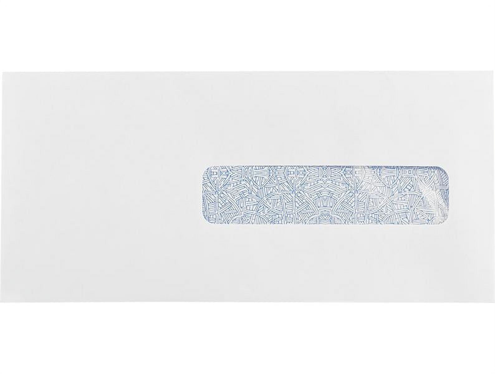 LUXPaper #10 All Purpose Window Envelopes, 4 1/8 x 9 1/2, White, 500/Pack