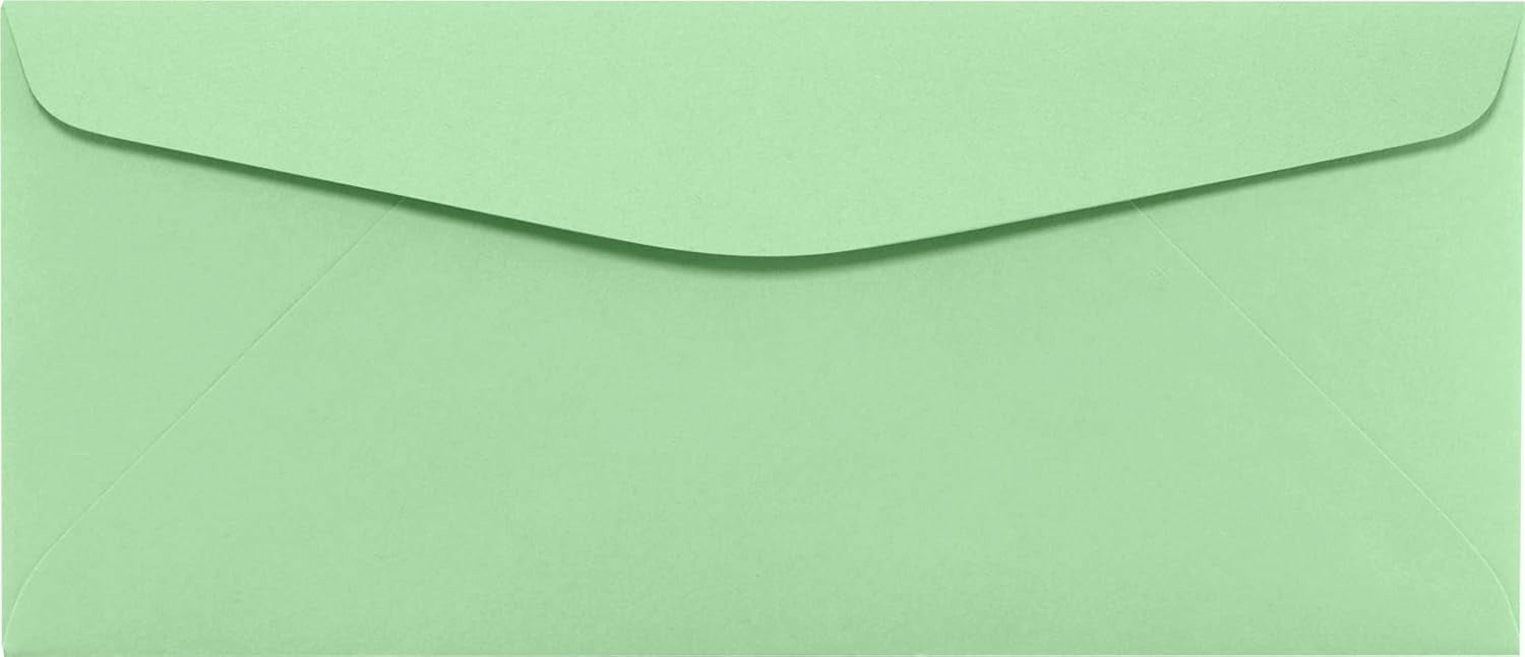 JAM Paper #10 Light Green Envelopes - Bulk 1000 Pack, 4 1/8 X 9 1/2 Inches, Professional Mailing Envelopes