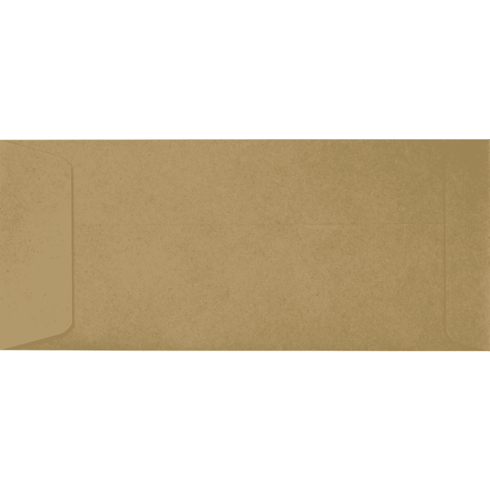 LUXPaper #10 Open End Envelopes, 4 1/8 x 9 1/2, Grocery Bag, 50/Pack