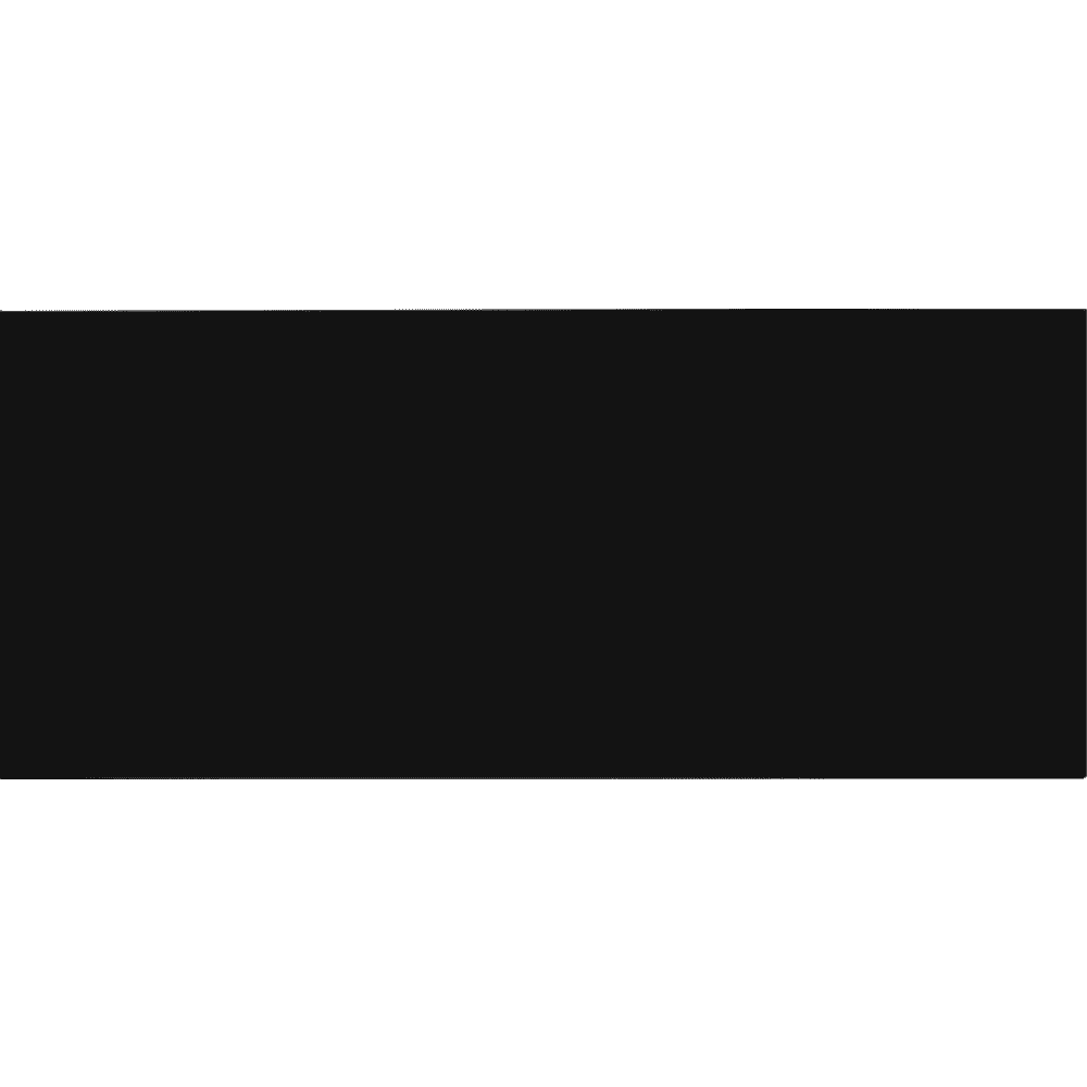 LUXPaper #10 Open End Envelopes w/Peel & Press, 4 1/8 x 9 1/2, Midnight Black, 1000/Pack