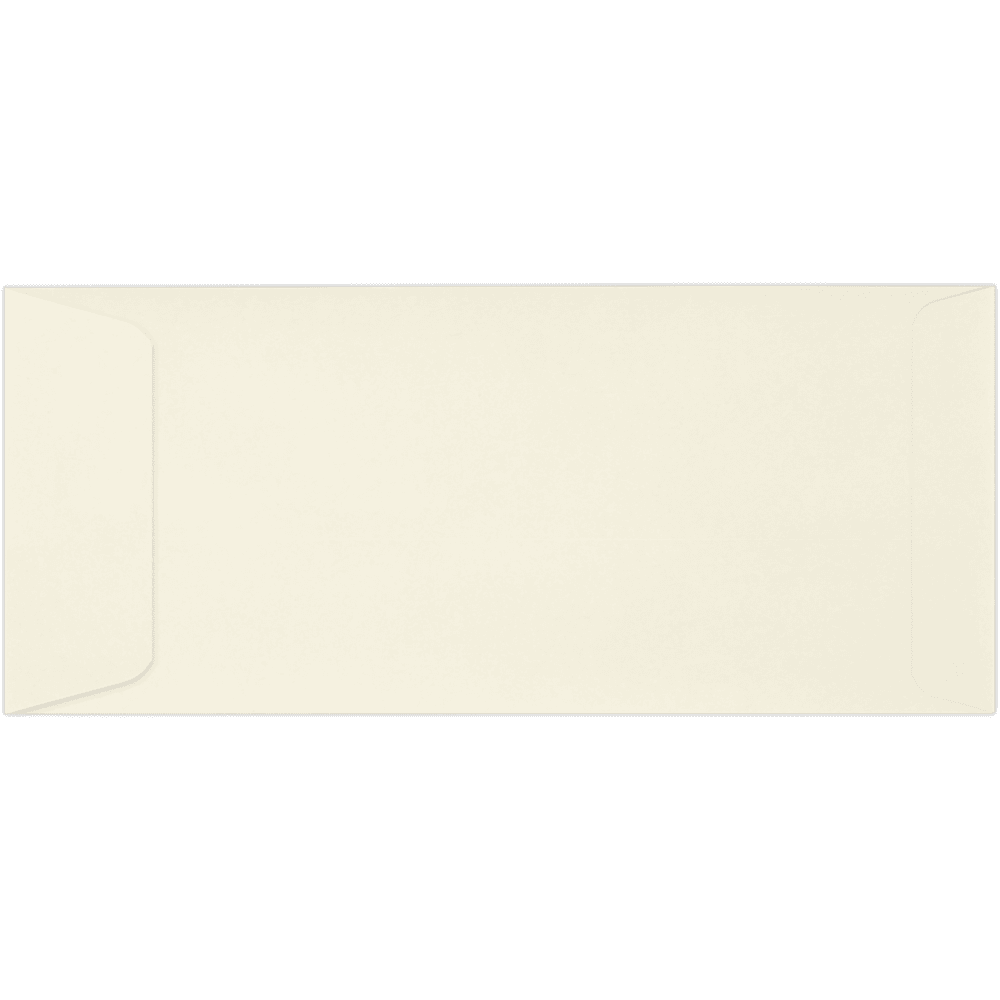 LUXPaper #10 Open End Envelopes w/Peel & Press, 4 1/8 x 9 1/2, Natural, 250/Pack