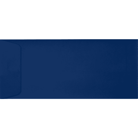 LUXPaper #10 Open End Envelopes w/Peel & Press, 4 1/8 x 9 1/2, Navy Blue, 1000/Pack