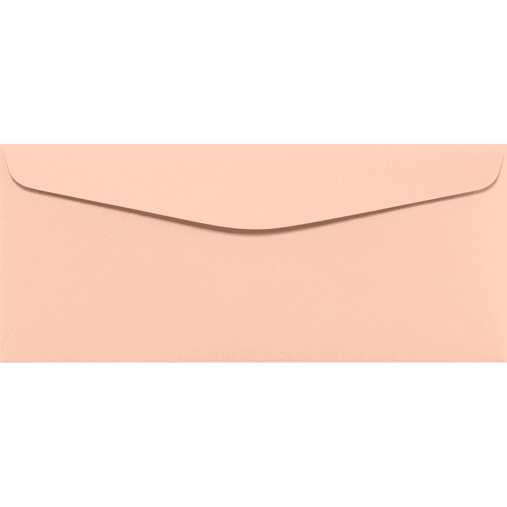 LUXPaper #10 Regular Envelopes, 4 1/8 x 9 1/2, Blush, 50/Pack