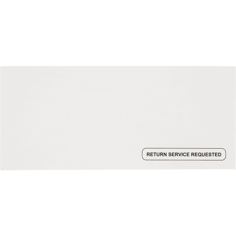 LUXPaper #10 Regular Envelopes, 4 1/8 x 9 1/2, Bright White, 500/Pack