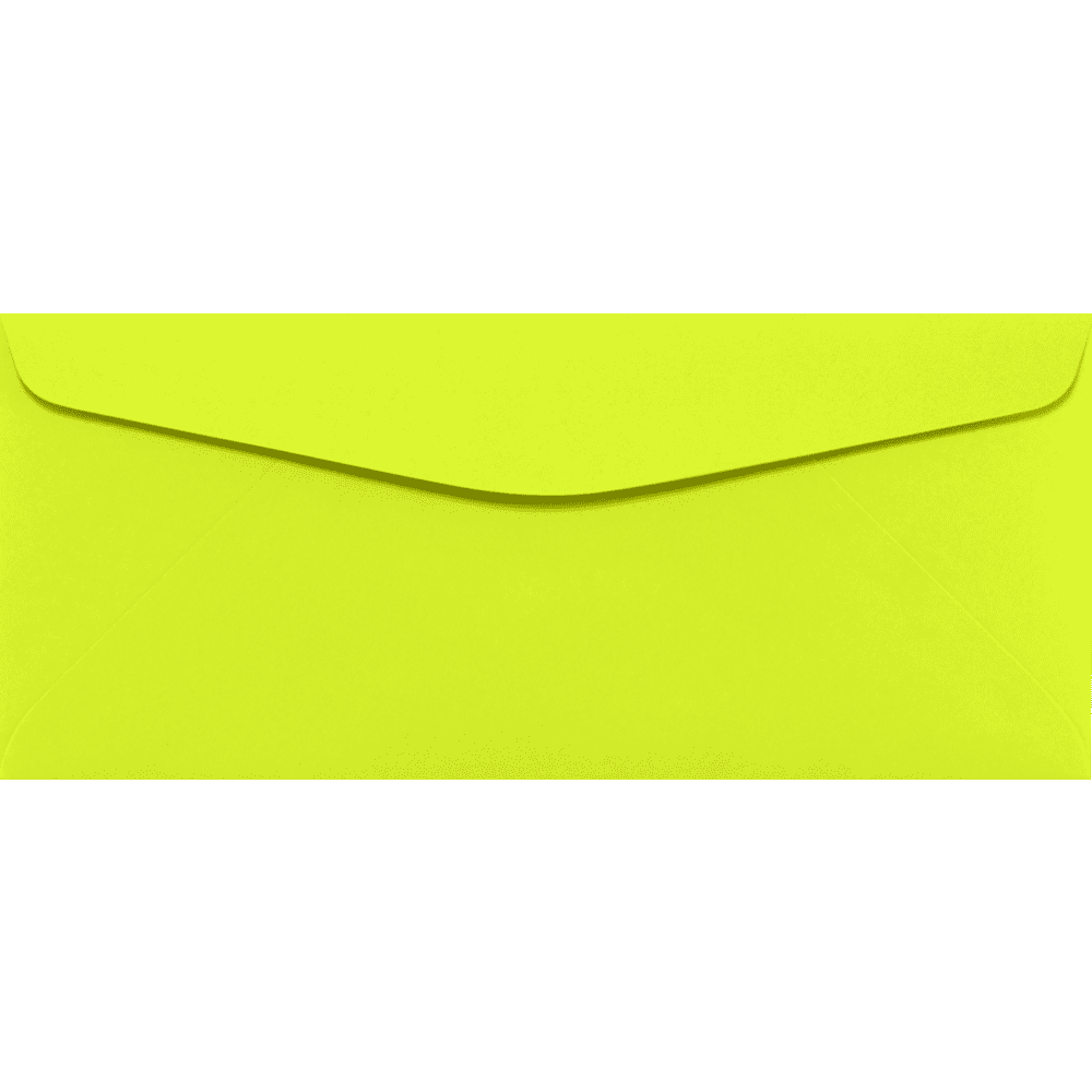 LUXPaper #10 Regular Envelopes, 4 1/8 x 9 1/2, Electric Green, 250/Pack