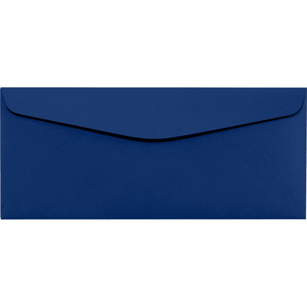 LUXPaper #10 Regular Envelopes, 4 1/8 x 9 1/2, Navy, 50/Pack