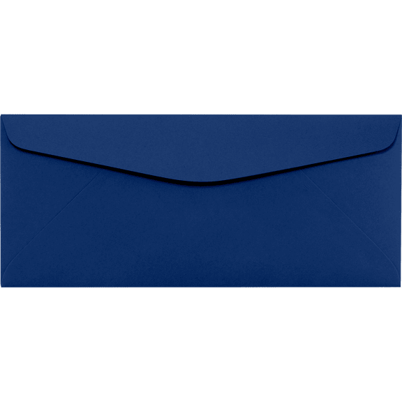 LUXPaper #10 Regular Envelopes, 4 1/8 x 9 1/2, Navy, 50/Pack