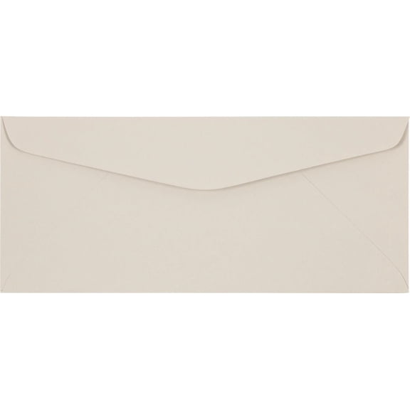LUXPaper #10 Regular Envelopes, 4 1/8 x 9 1/2, Pastel Gray, 50/Pack