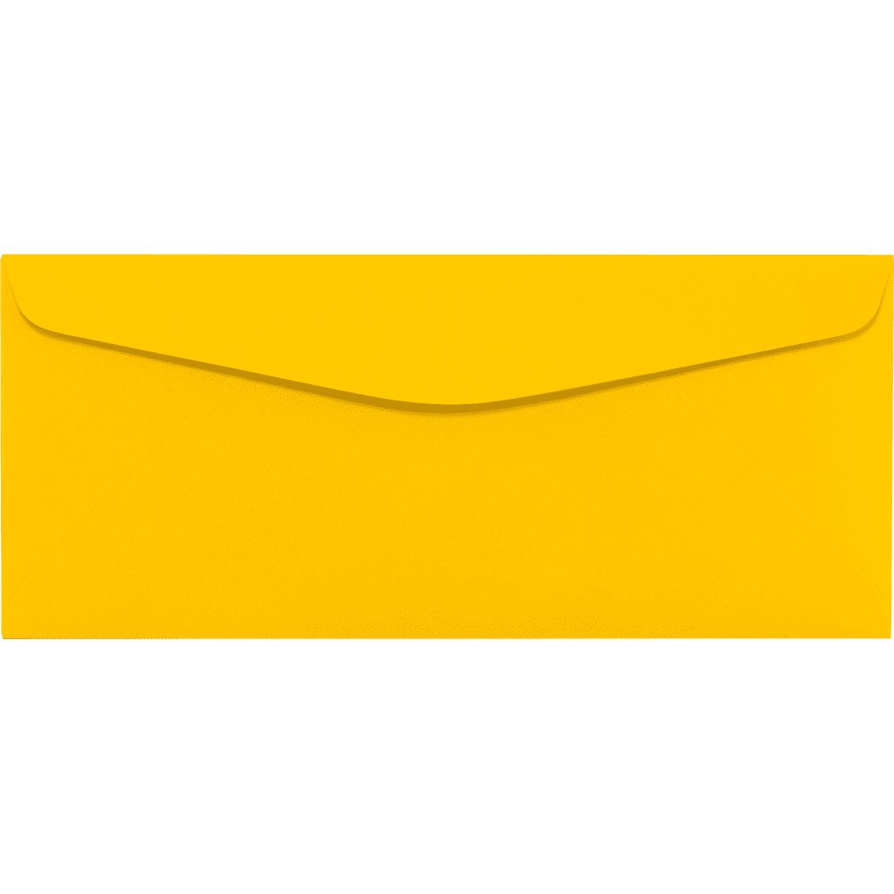 LUXPaper #10 Regular Envelopes, 4 1/8 x 9 1/2, Sunflower, 500/Pack