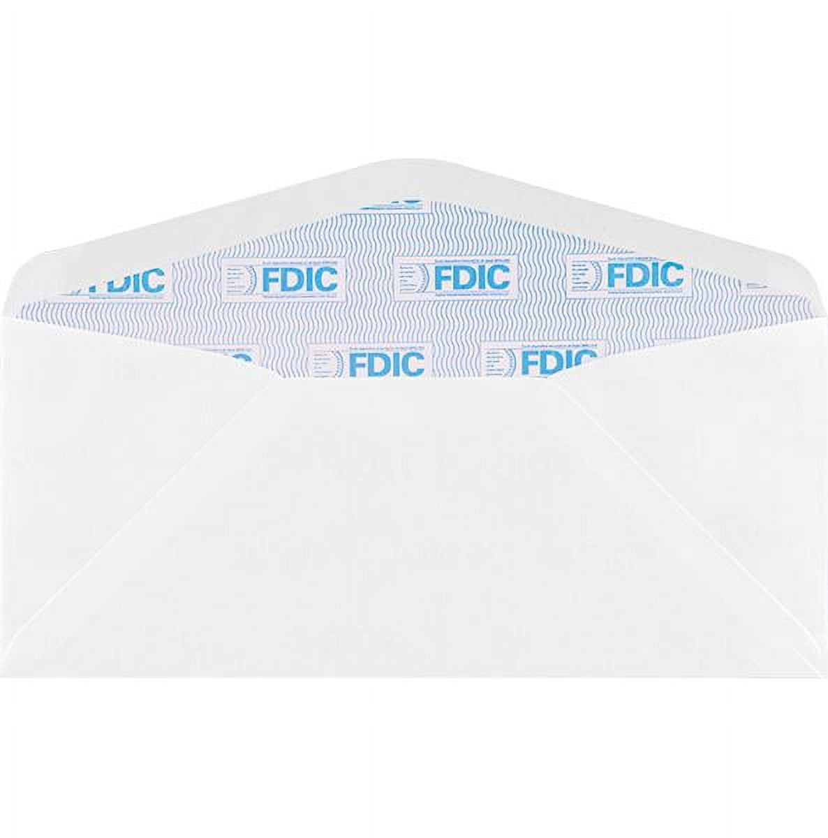 LUXPaper #10 Regular Envelopes, 4 1/8 x 9 1/2, White, 500/Pack