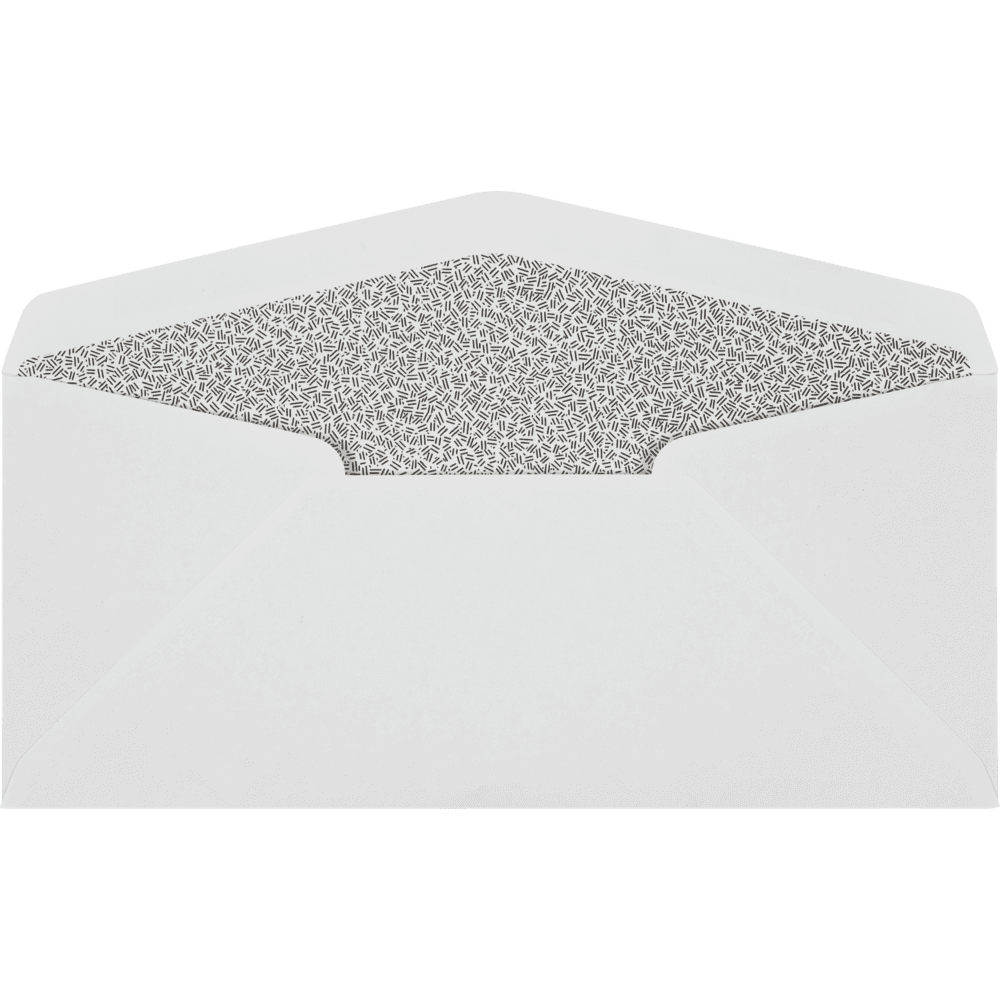 LUXPaper #10 Regular Envelopes, 4 1/8 x 9 1/2, White, 500/Pack