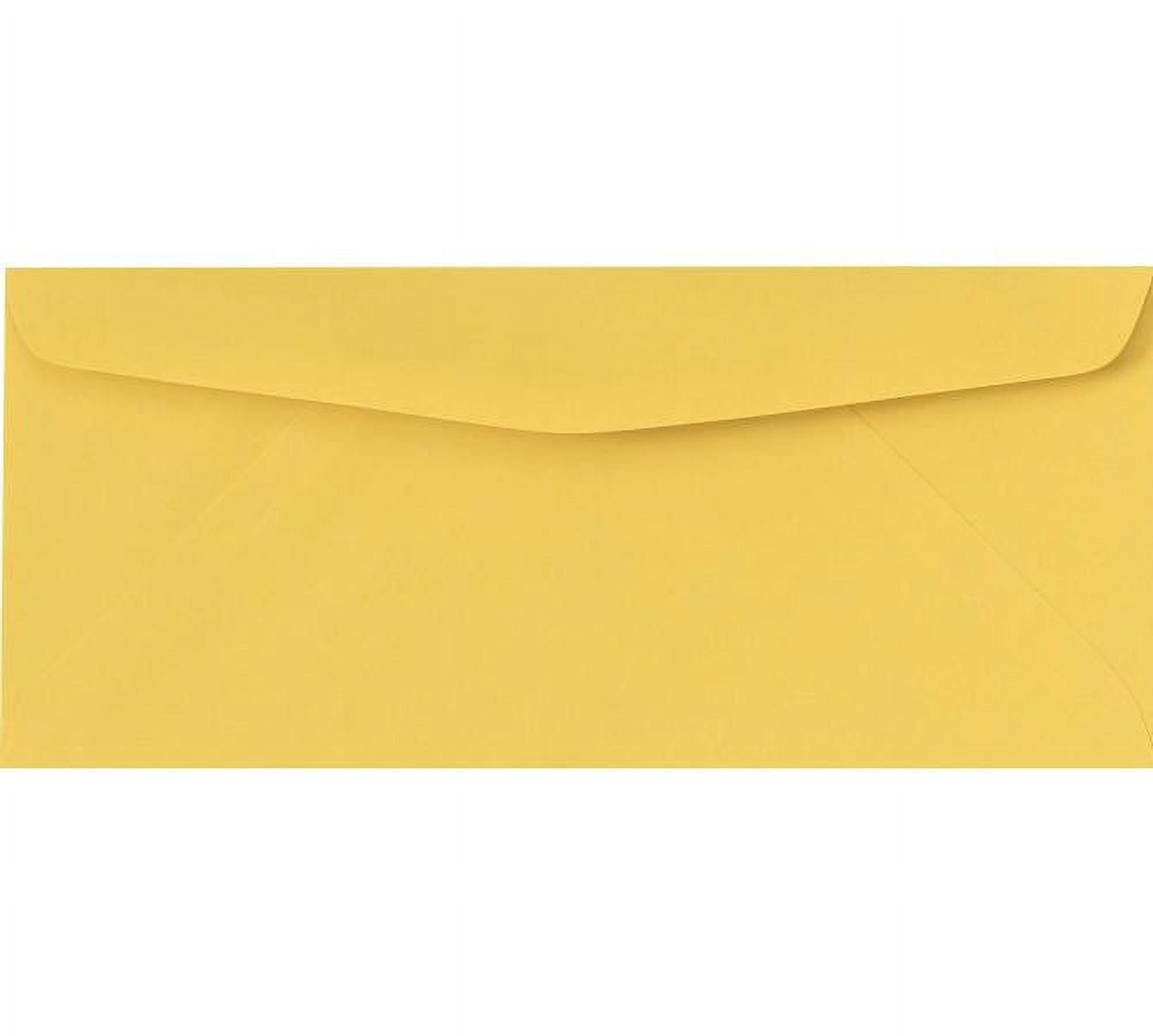 LUXPaper #10 Regular Envelopes, 4 1/8 x 9 1/2, Yellow, 1000/Pack