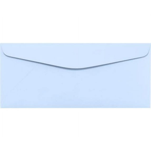 LUXPaper #10 Regular Envelopes, 80lb. Baby Blue, 4 1/8 x 9 1/2, 250 Pack