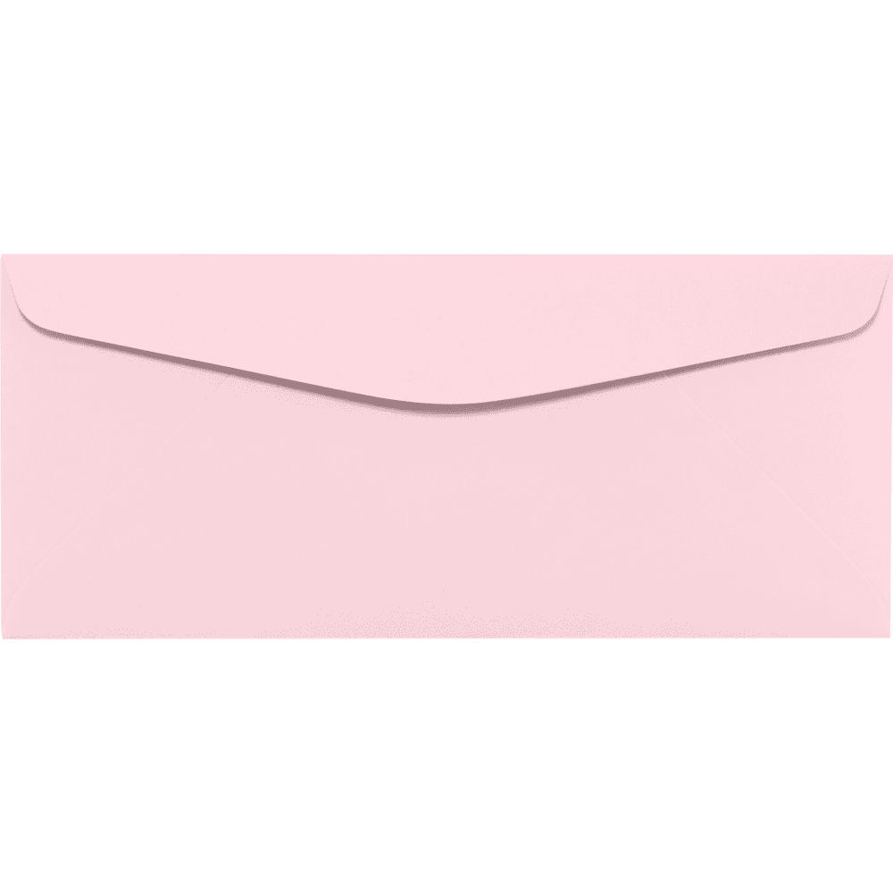 LUXPaper #10 Regular Envelopes, 80lb. Candy Pink, 4 1/8 x 9 1/2, 1,000 Pack