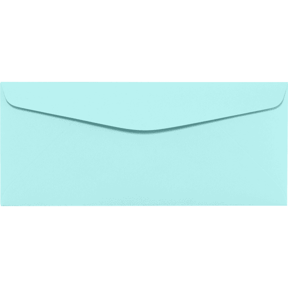 LUXPaper #10 Regular Envelopes, 80lb. Seafoam Green, 4 1/8 x 9 1/2, 250 Pack