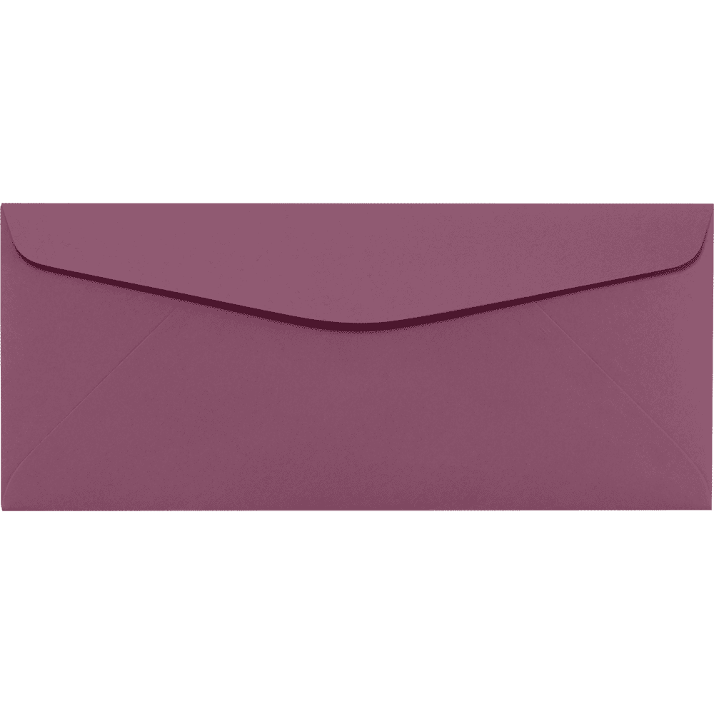 LUXPaper #10 Regular Envelopes, 80lb. Vintage Plum Purple, 4 1/8 x 9 1/2, 50 Pack