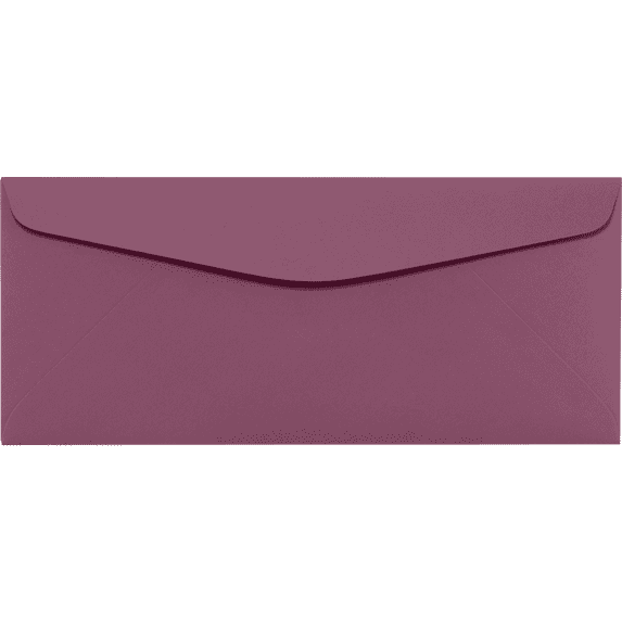 LUXPaper #10 Regular Envelopes, 80lb. Vintage Plum Purple, 4 1/8 x 9 1/2, 50 Pack
