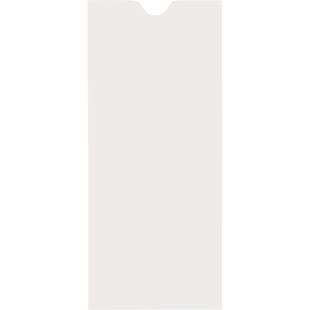 LUXPaper #10 Thumbcut Open End Policy Envelopes, Peel & Press, 4 1/8 x 9 1/2, White, 1000/Pack