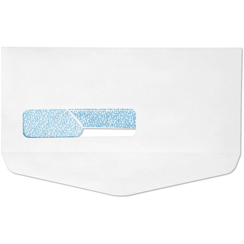 LUXPaper 10 Window Bottom Flap Envelopes, 4 1/8 x 9 1/2, White, 1000