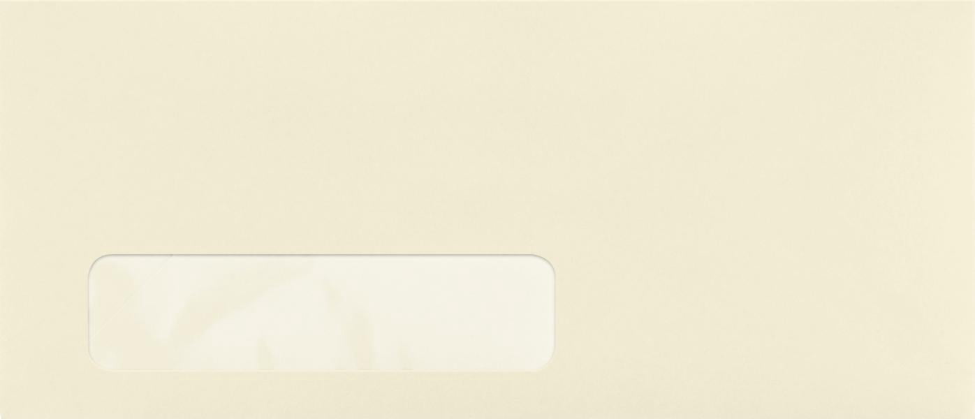 LUXPaper #10 Window Envelopes, 4 1/8 x 9 1/2, Ivory, 1000/Pack